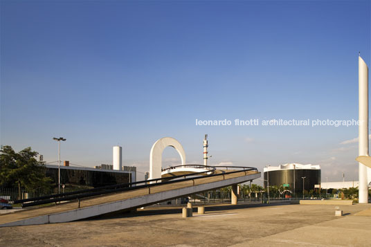 catwalk at memorial of latin america oscar niemeyer